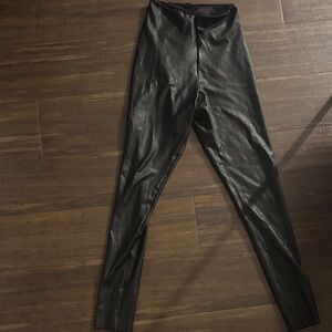 Commando Black Faux Leather Leggings